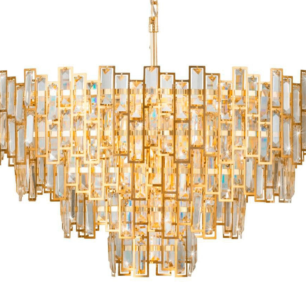 Ø 78cm chandelier Calmeilles gold Stars of Light 9002759396145