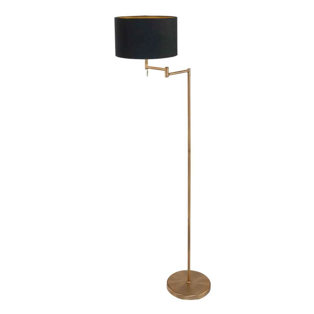 Floor lamp Bella bronze with black cap Steinhauer 8712746174489