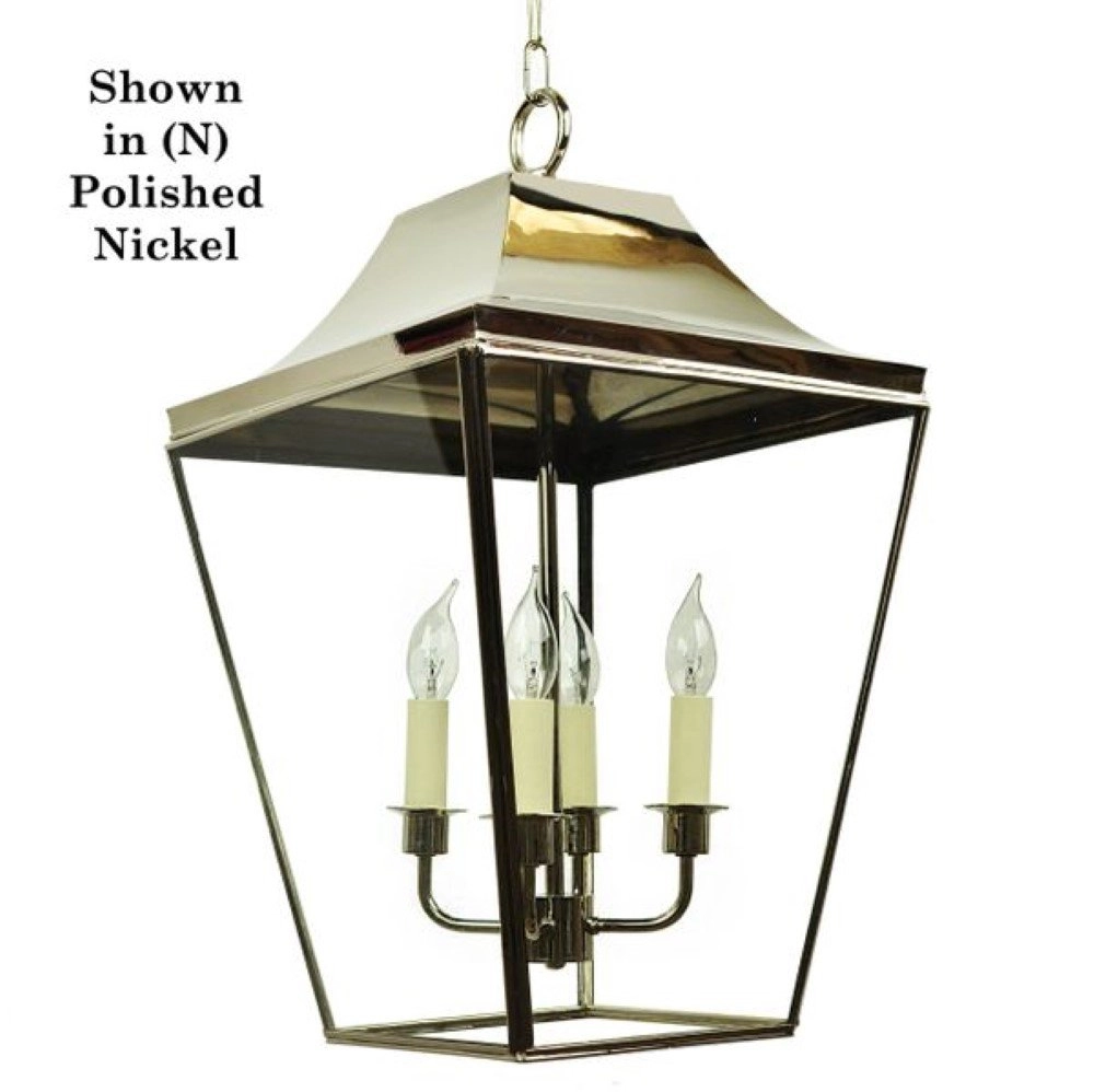 Country Pendant Lamp Knightbridge 4-light 63cm - antique copper (ant) Limehouse