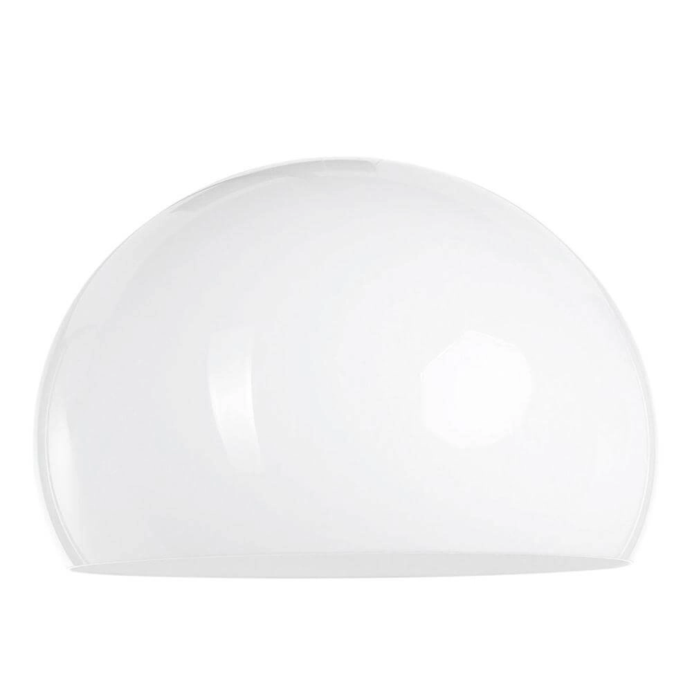 Floor lamp Curve black with white shade ball Ø 48cm Steinhauer 8712746179408