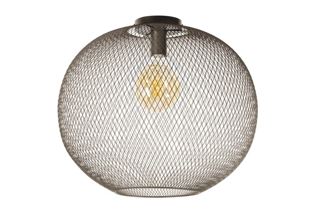 Brown ceiling lamp Billie design Ø 50cm