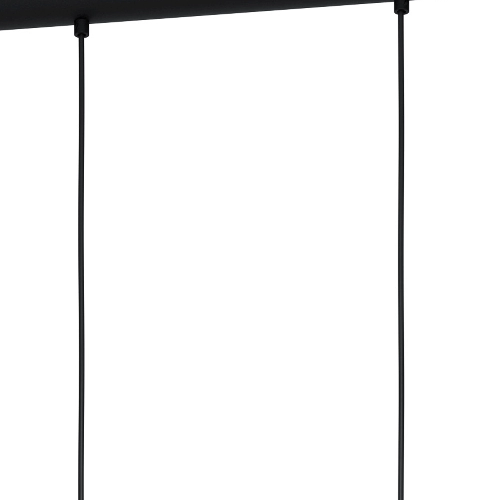 Black 4-light hanging lamp Canterras Eglo 9002759995454