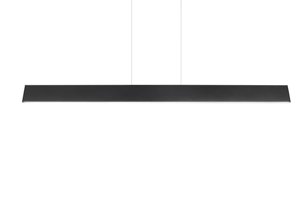 Led Office Pendant Light Galway 150cm - black Trio 4017807616668