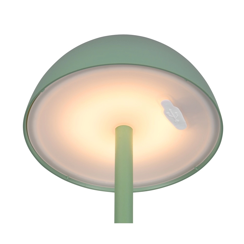 Table lamp Ricardo pistachio green Ø 13,5cm Trio 4017807601800