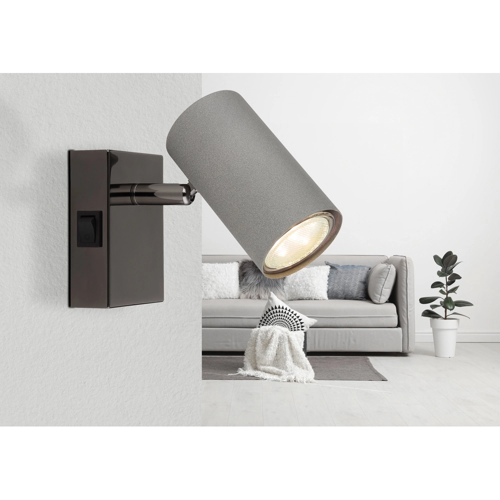 Surface-mounted spot Robby gunmetal Globo 9007371465545