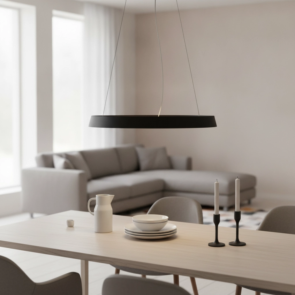 Design pendant lamp Ormi Ø 60cm black