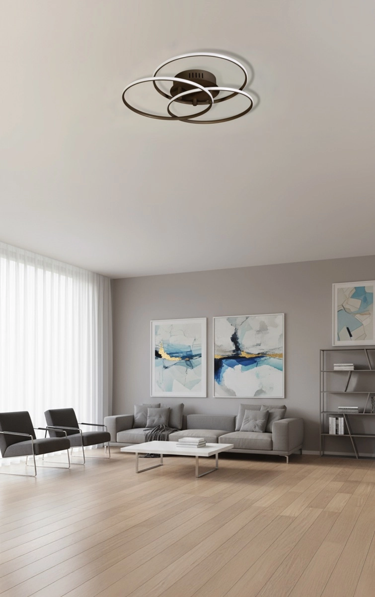 Design ceiling lamp Jasmijn Ø 42cm - sand ETH 8720195312345
