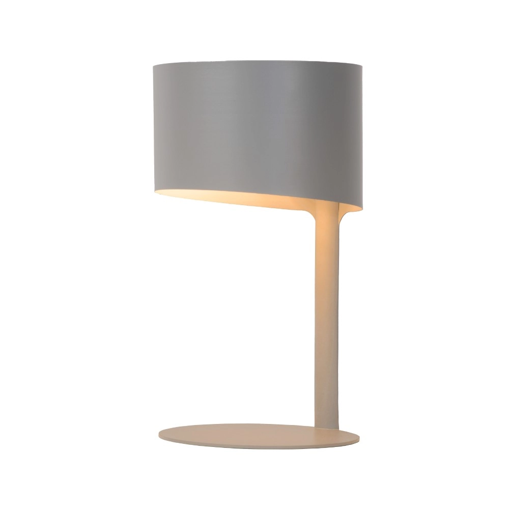 Sleek table lamp Knulle Ø 15cm grey