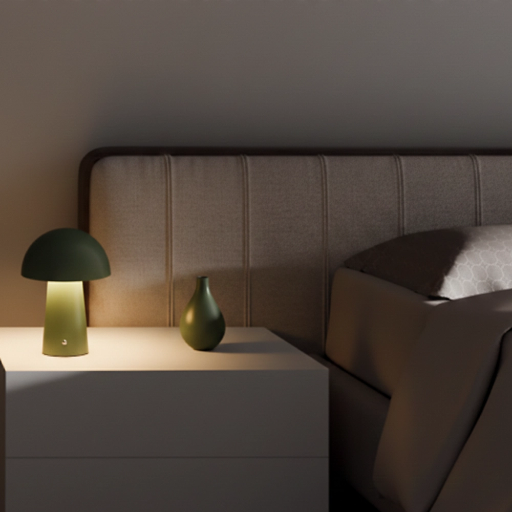 Rechargeable table lamp Ande green