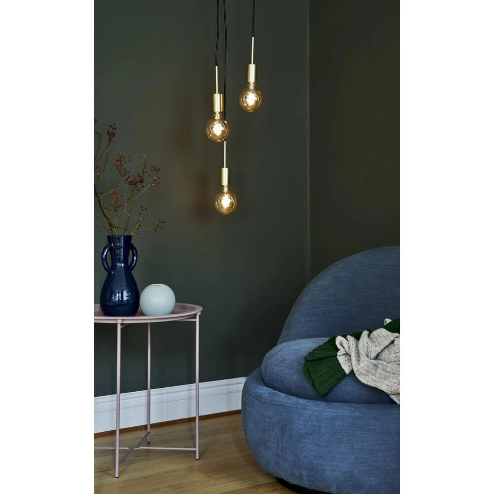 3-light pendant lamp Paco brass Nordlux 5704924005244