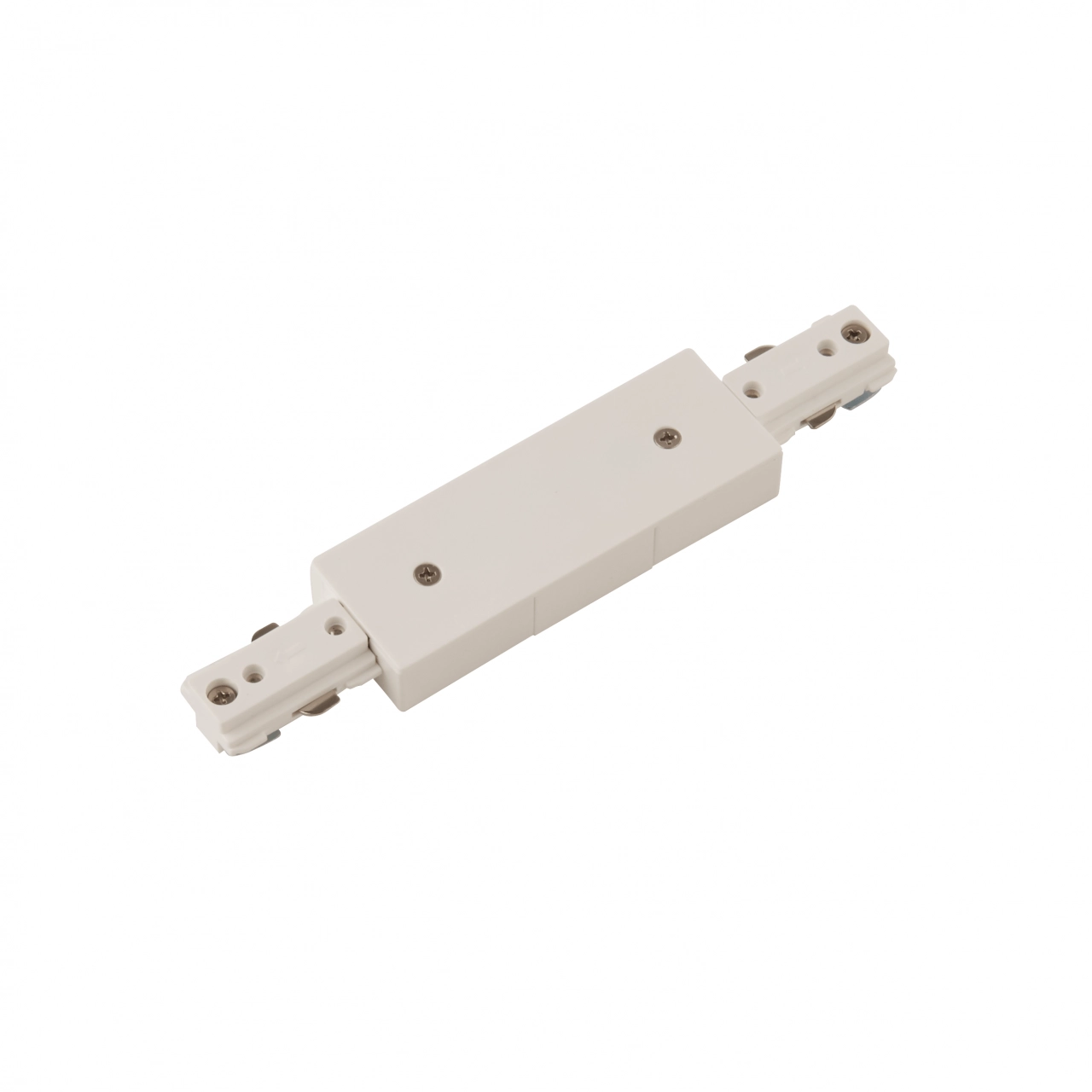 Connector straight TraQ white