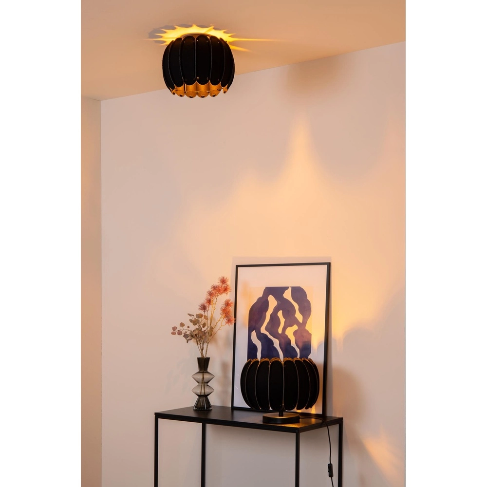 Ceiling lamp Spencer Ø 30cm black Lucide 5411212343642