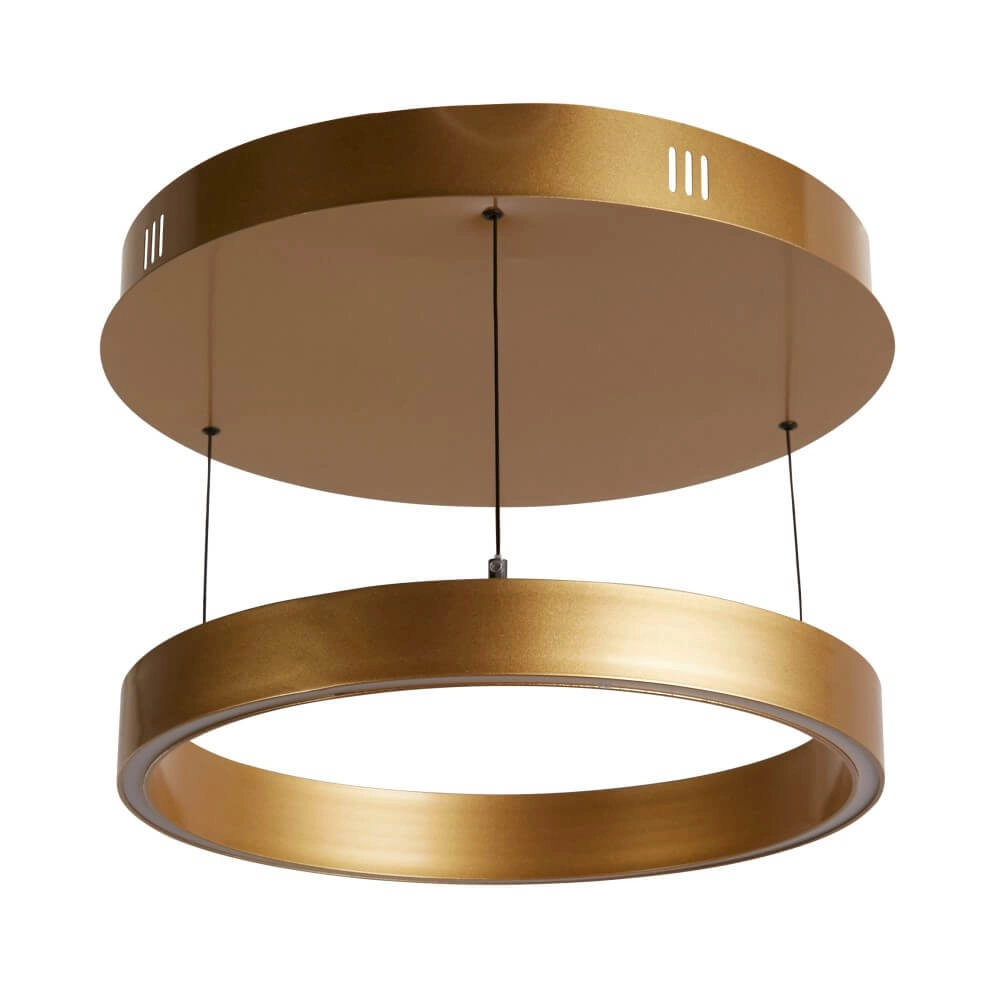 Gold pendant lamp Layla round Ø 44cm