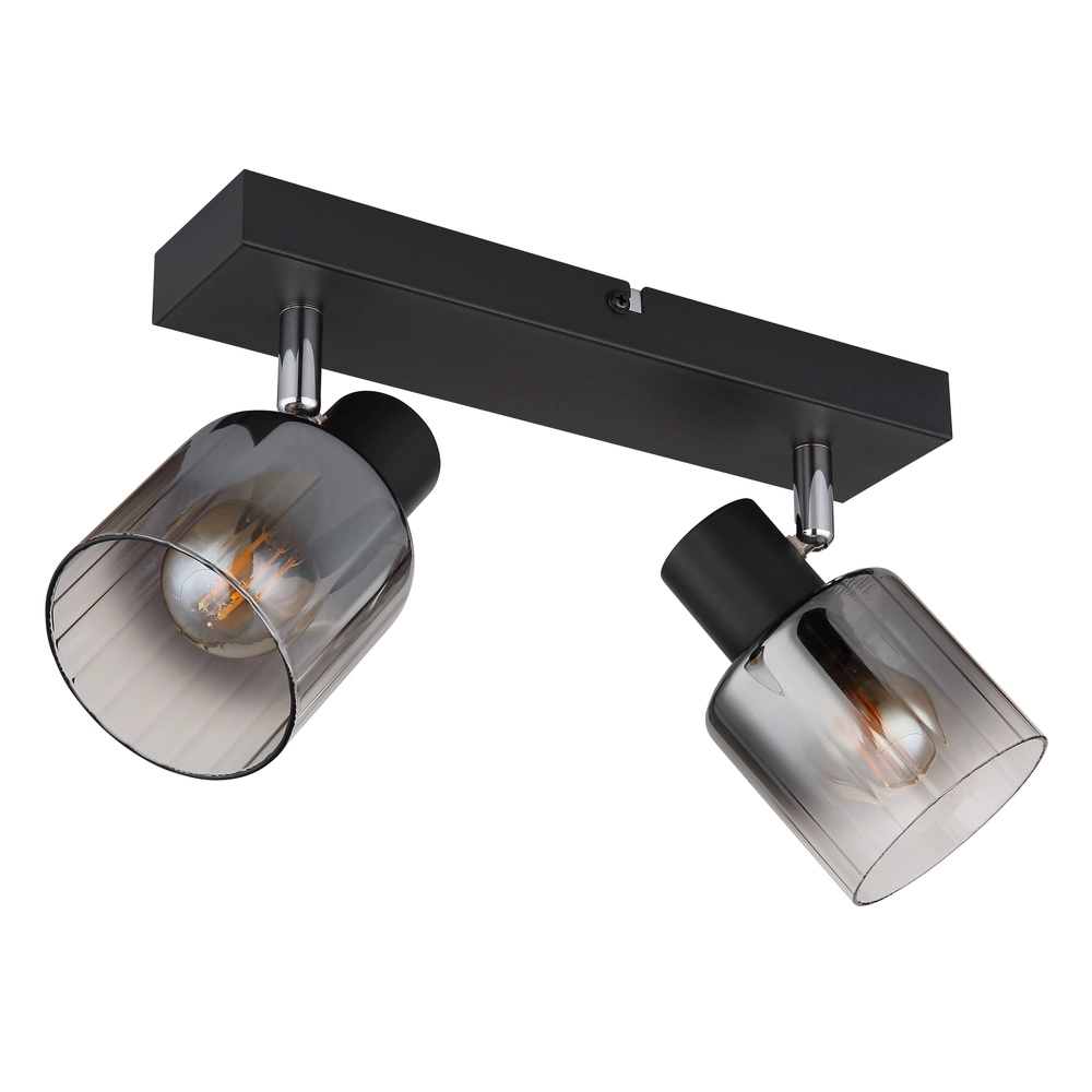 Ceiling lamp Jack 2-light black Globo 9007371516834