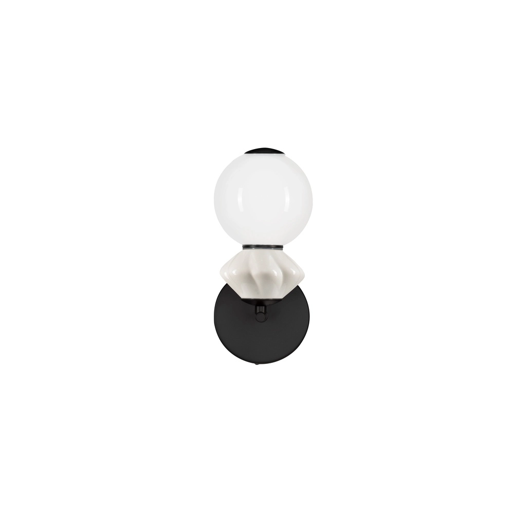 Wall lamp Pallina white - grey
