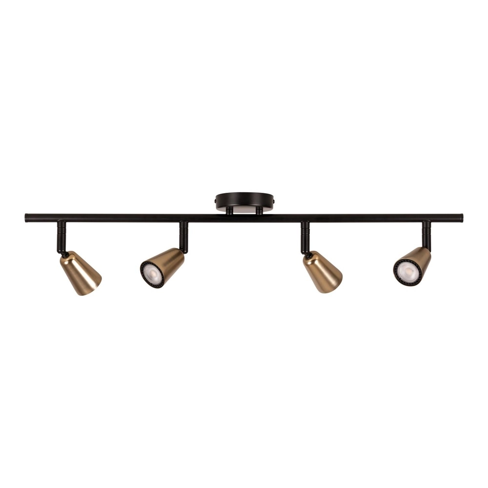 Ceiling spotlight Tiana 4-light champagne
