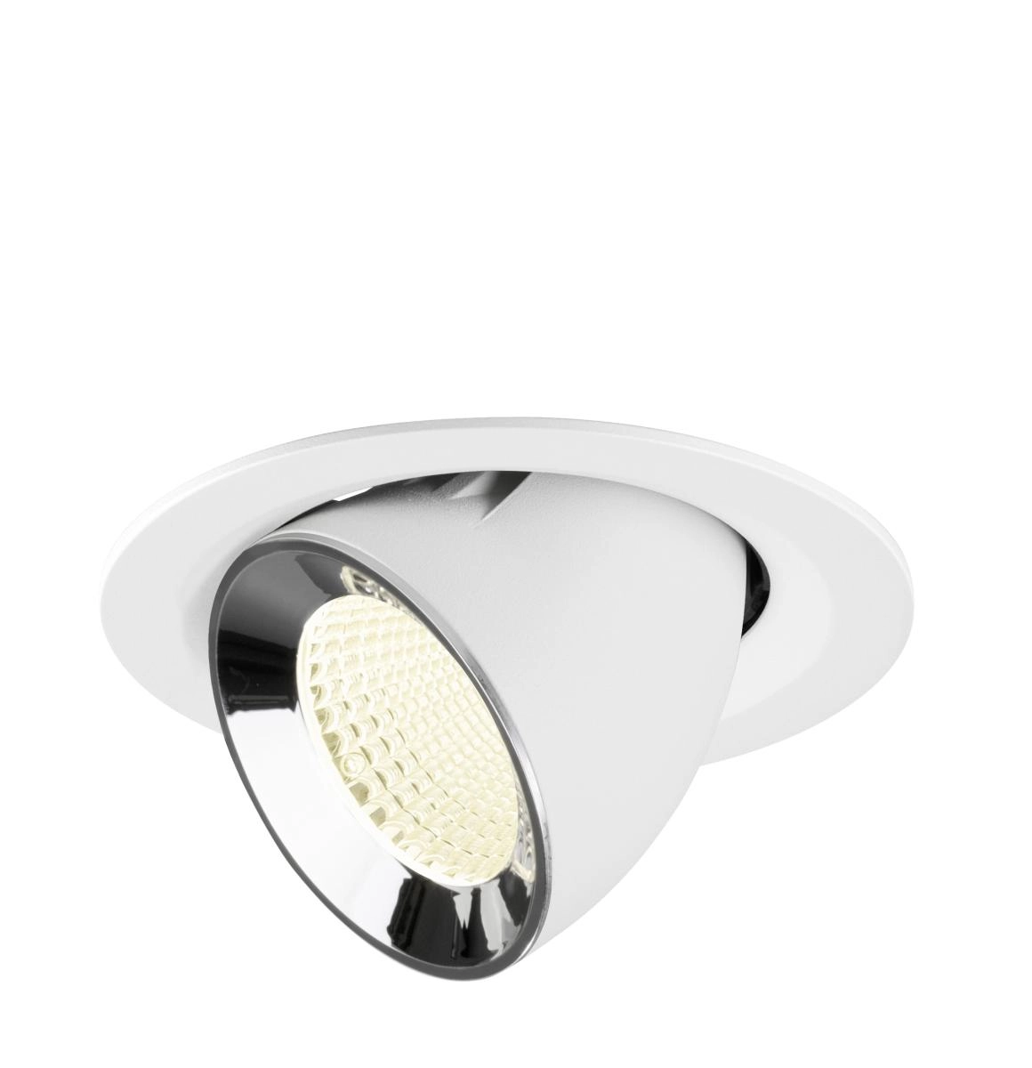 Recessed spotlight Numinos Gimble M white/chrome 4000K - 40deg