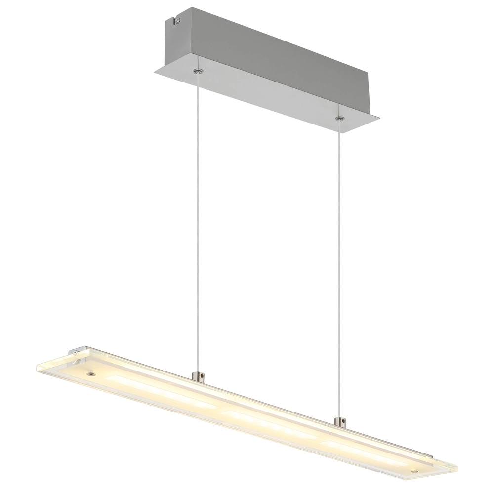 Pendant lamp Novak nickel 64cm Globo 9007371589227