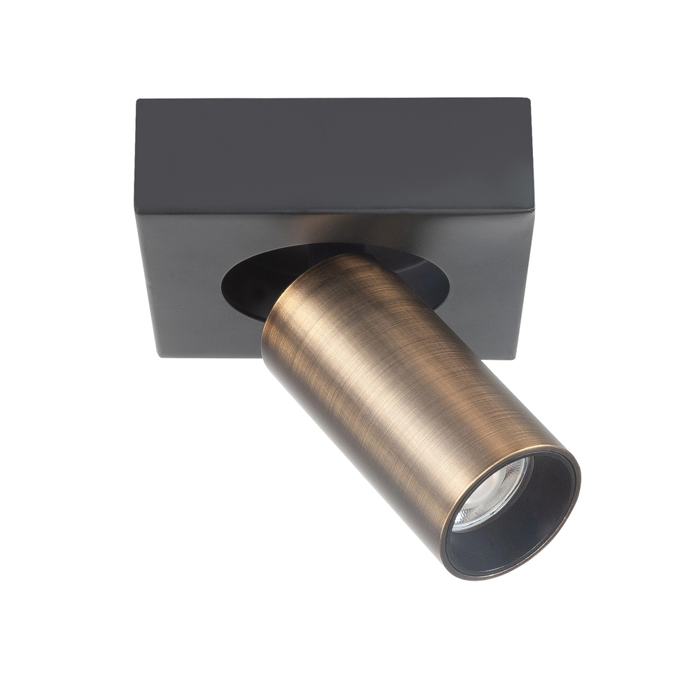 Mockery Eliano 1-light black with copper bronze