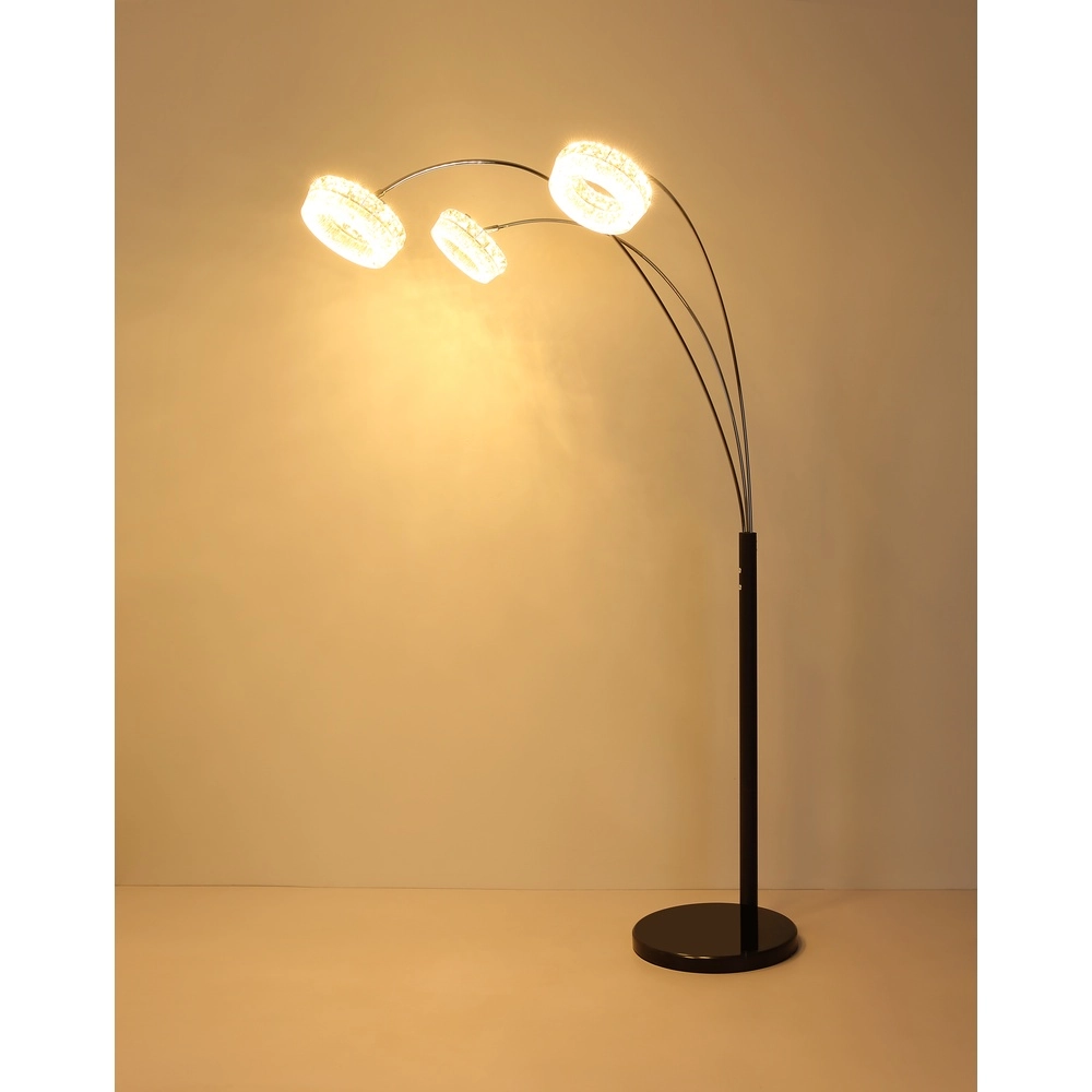 Floor lamp Laurel Black Globo 9007371579044