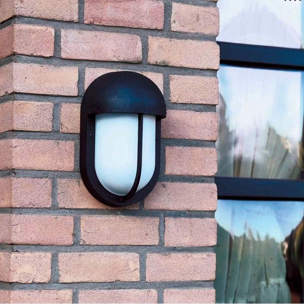Lamp above door Ovalla 28cm - black Albert 4007235660319