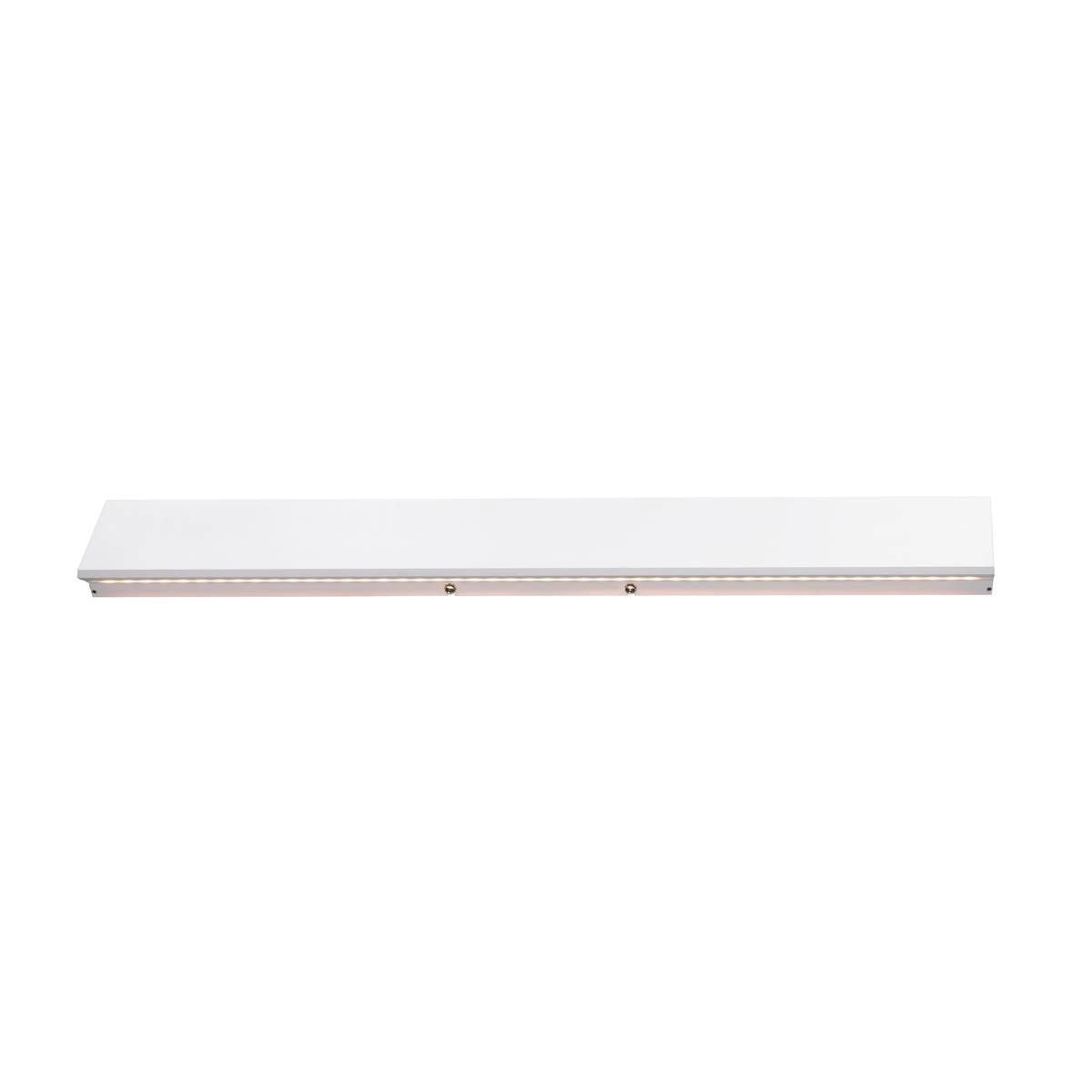 Elongated wall lamp Direto 60cm white