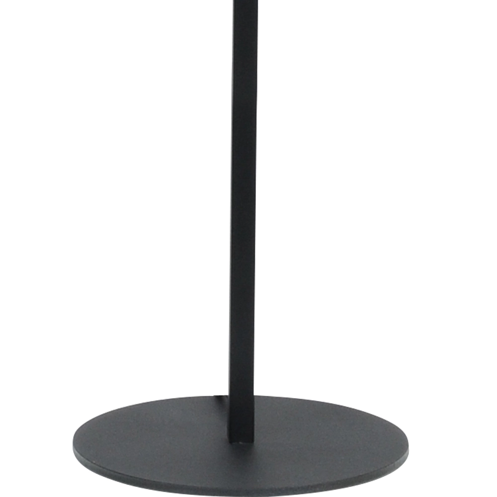 Black table lamp Venus with sand-colored lampshade Masterlight 8718121218311