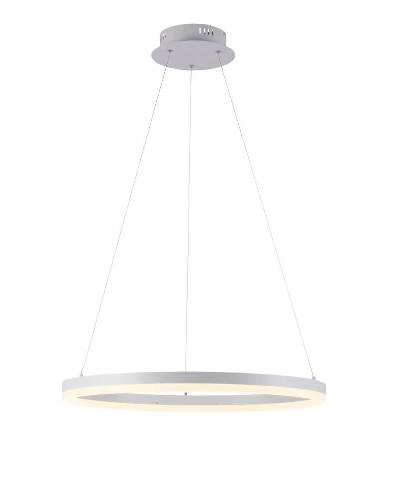 Modern pendant lamp Titus Ø 60cm white