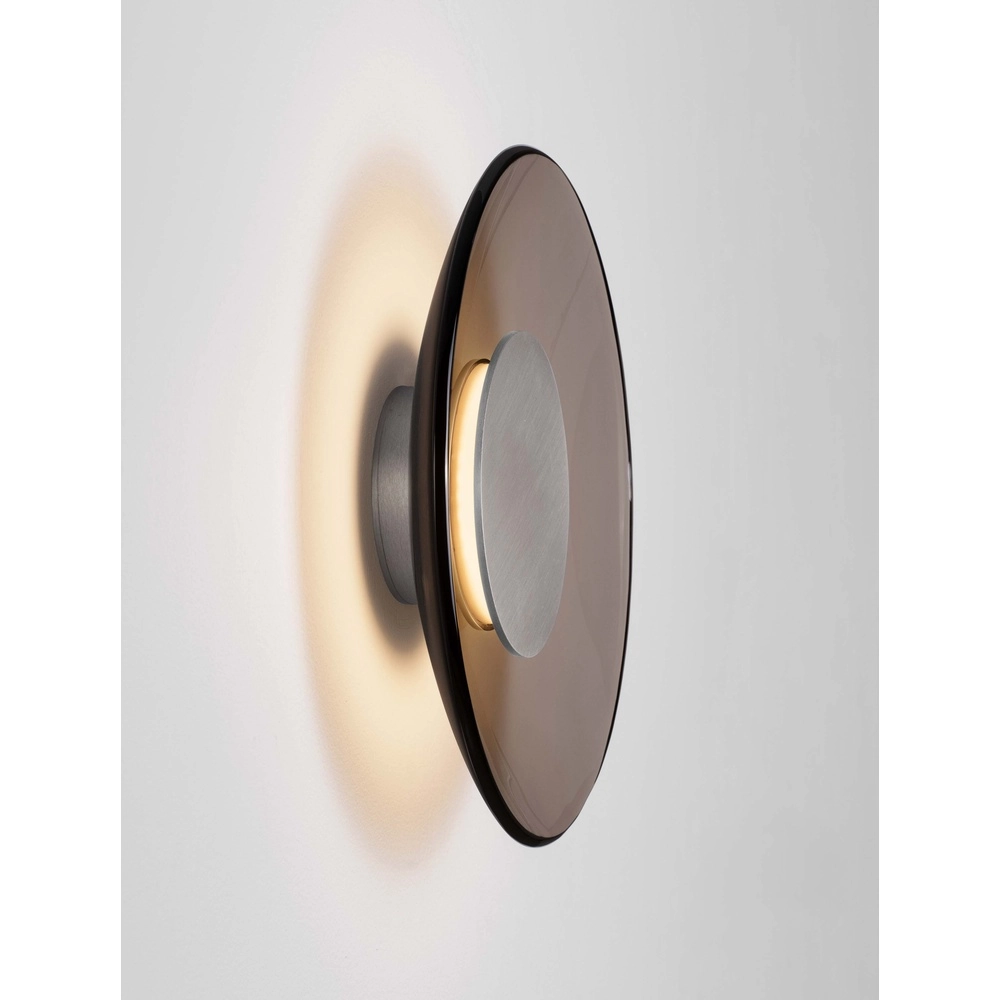 Wall lamp Esti brown glass Ø 32cm