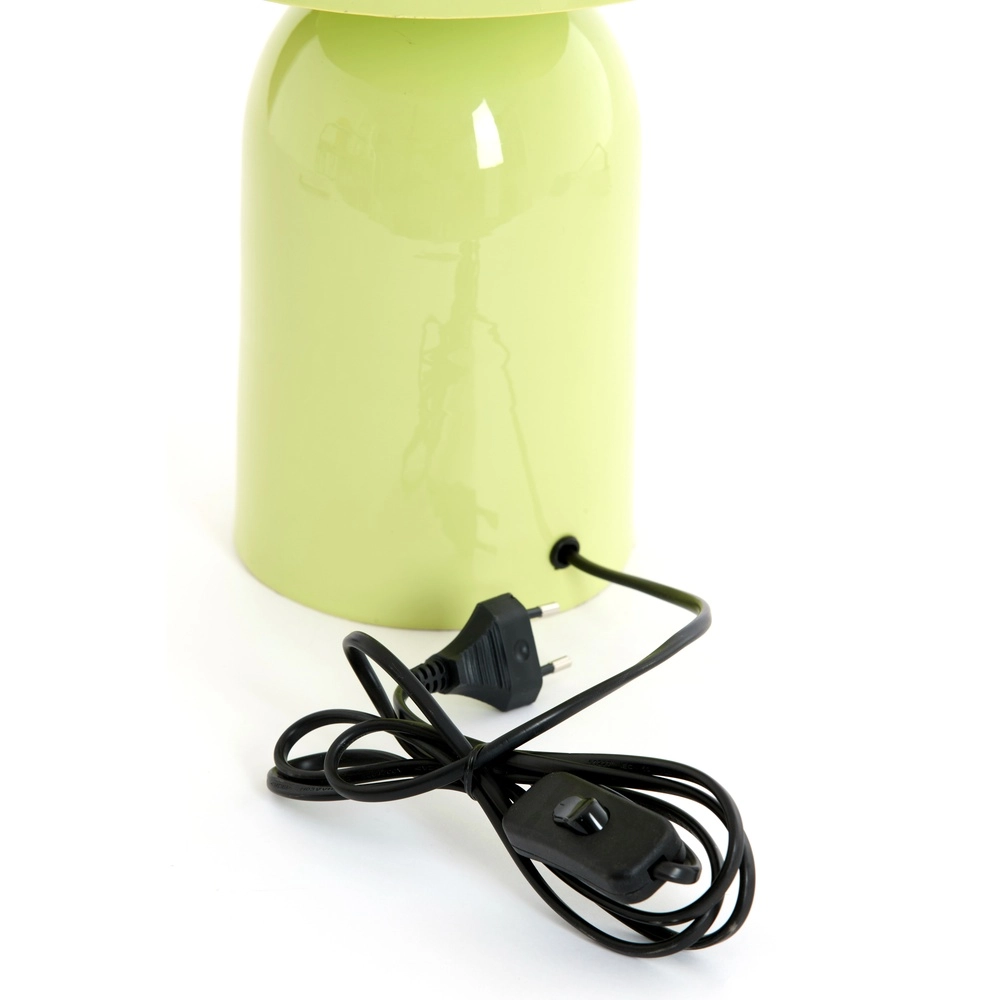 Mushroom table lamp Tolima gloss light green - Ø 31cm Light & Living 8717807807863
