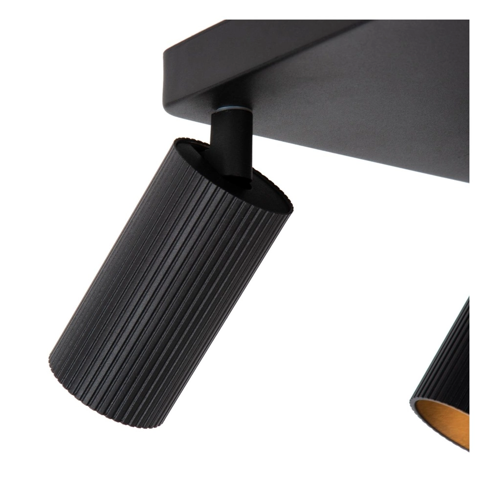 Surface-mounted ceiling spot Clubs 4-light black Lucide 5411212093523