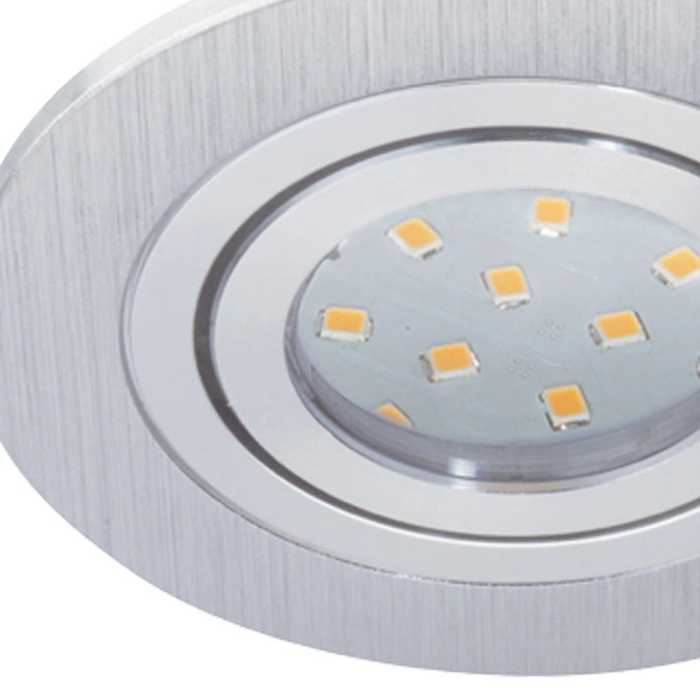 Built-in Spotlight Areitio Round metallic gray Eglo 9002759986384