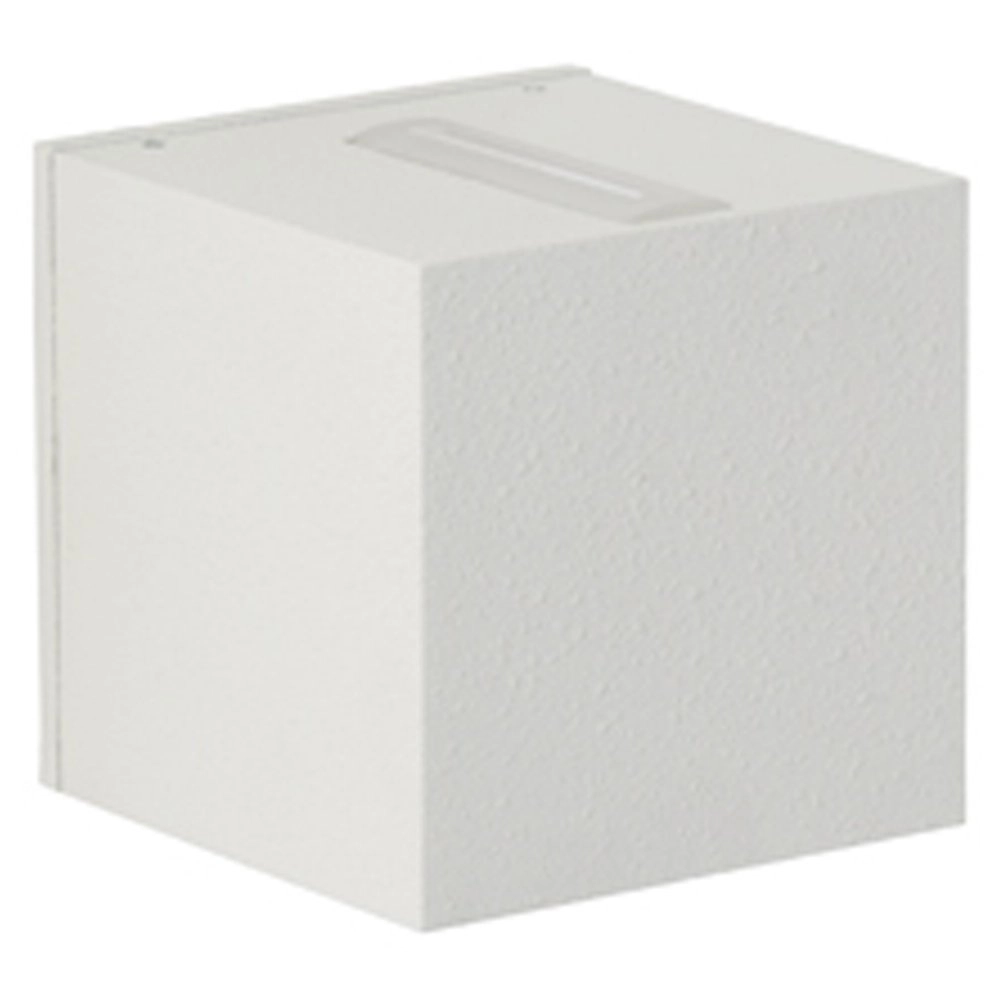 Square Led wall lamp Zenn 10.5cm - white
