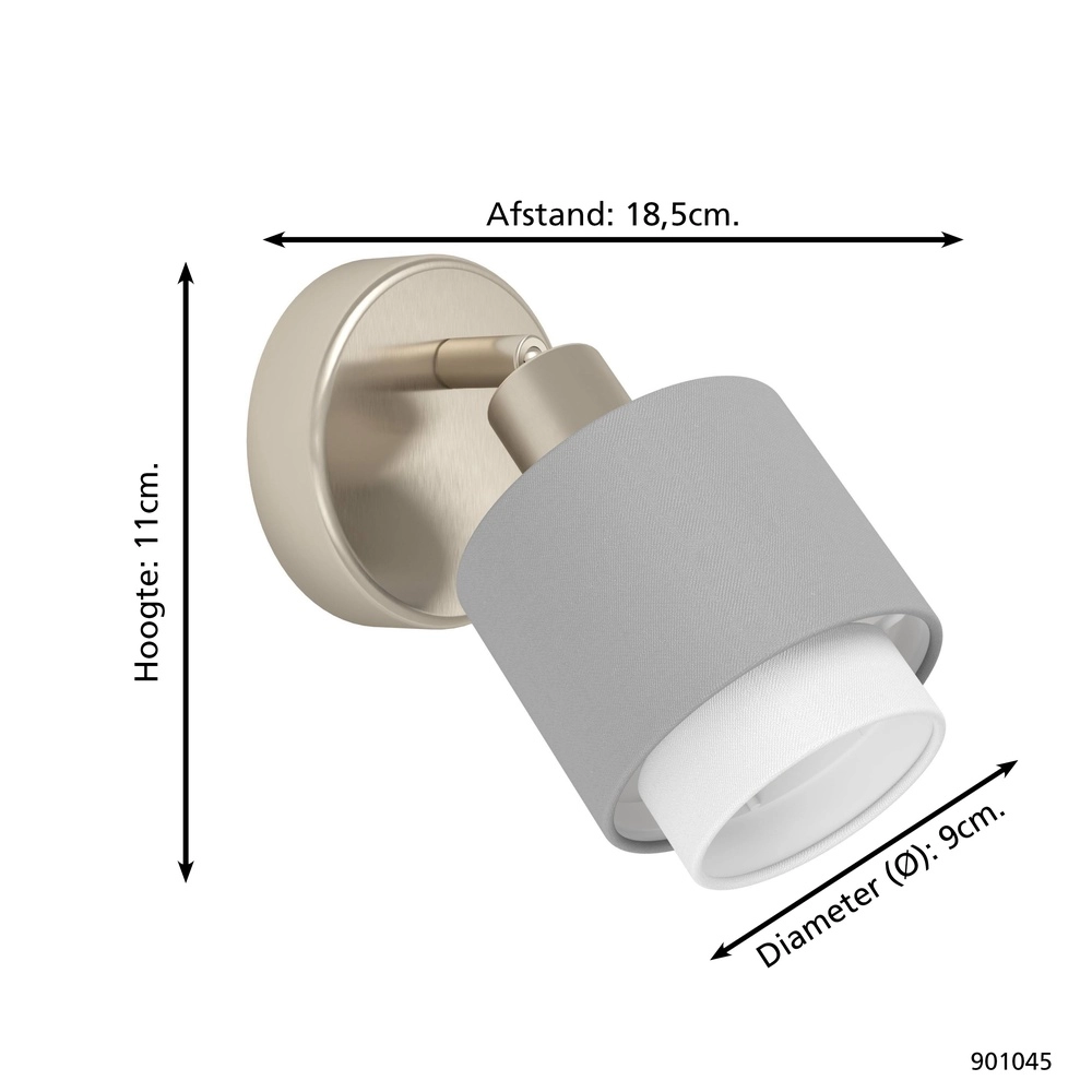 Modern wall lamp Bellizzi Eglo 9008606304363