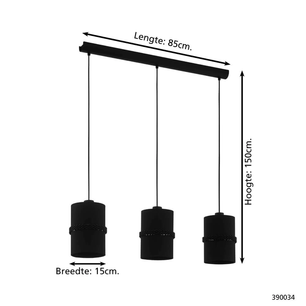Dining room hanging lamp Paraguaio 3-light Stars of Light 9008606221011