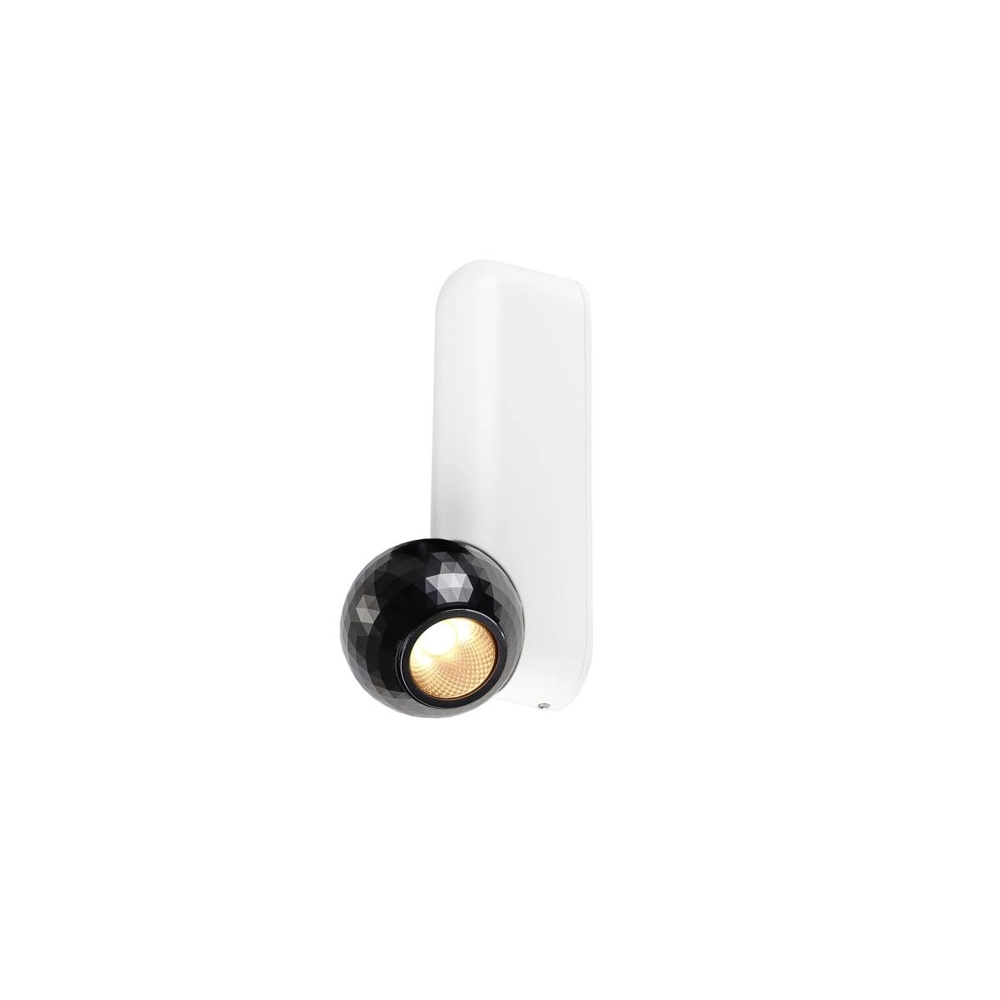 Ceiling lamp Dysko white with black ankle SLV 4024163317238