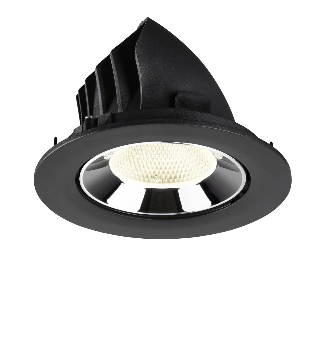 Recessed spotlight Numinos Gimble L black/chrome 4000K - 20deg SLV 4024163310130
