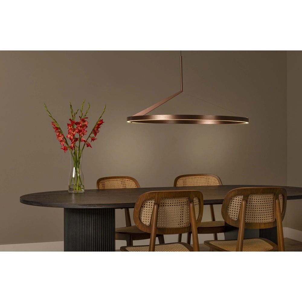 Sleek LED pendant light Applause copper - Ø 80cm Premium by Lucide 5411212221858