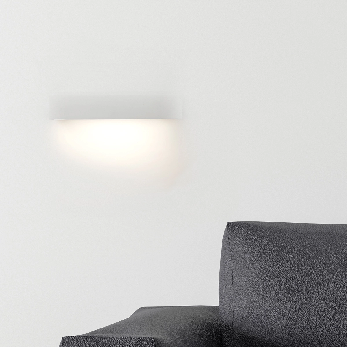 Sleek wall lamp Avron plaster white Lyora 5053423308098