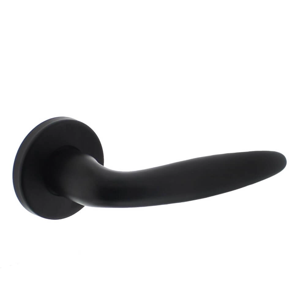 Modern door handle Sigaar black