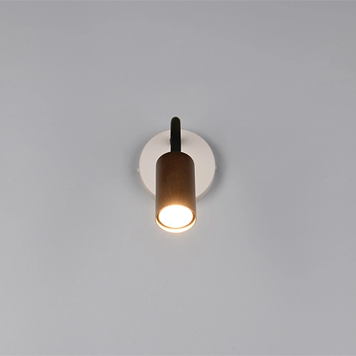 Wall light Taryn mocha brown with switch Trio 4017807685695