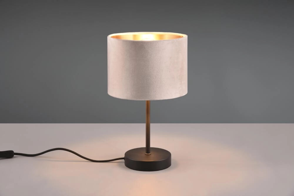 Table lamp Julieta velvet hood Trio 4017807574142