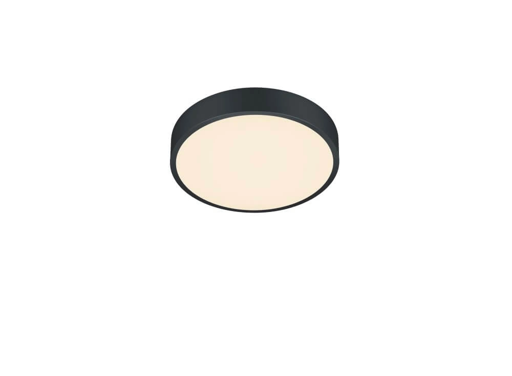 Black ceiling lamp Waco Ø 31cm Trio 4017807525014