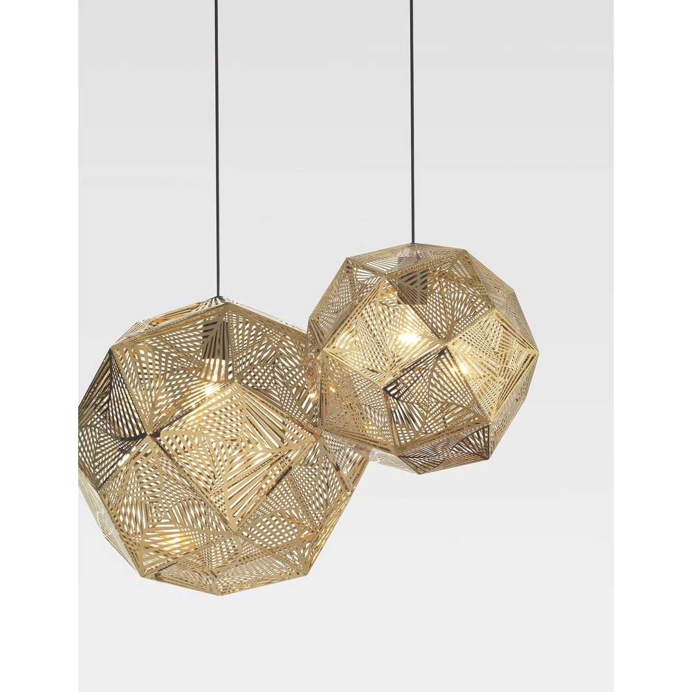 Design pendant lamp Foggia Ø 32cm gold