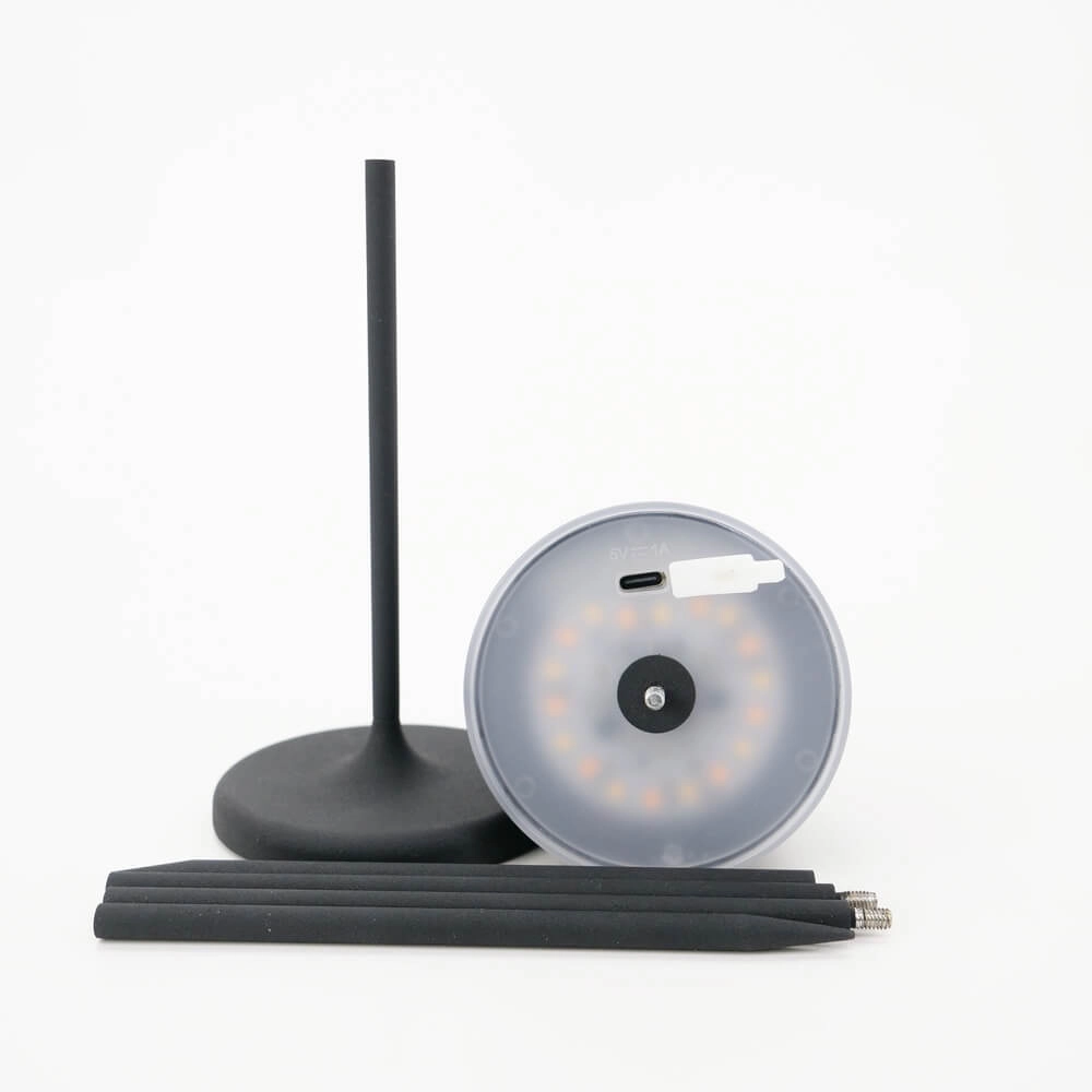 Table lamp Mannera Rechargeable Black Eglo 9008606355518