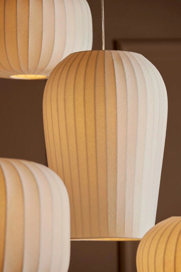 White pendant lamp Axel japandi Ø 31cm Light & Living 8717807638412