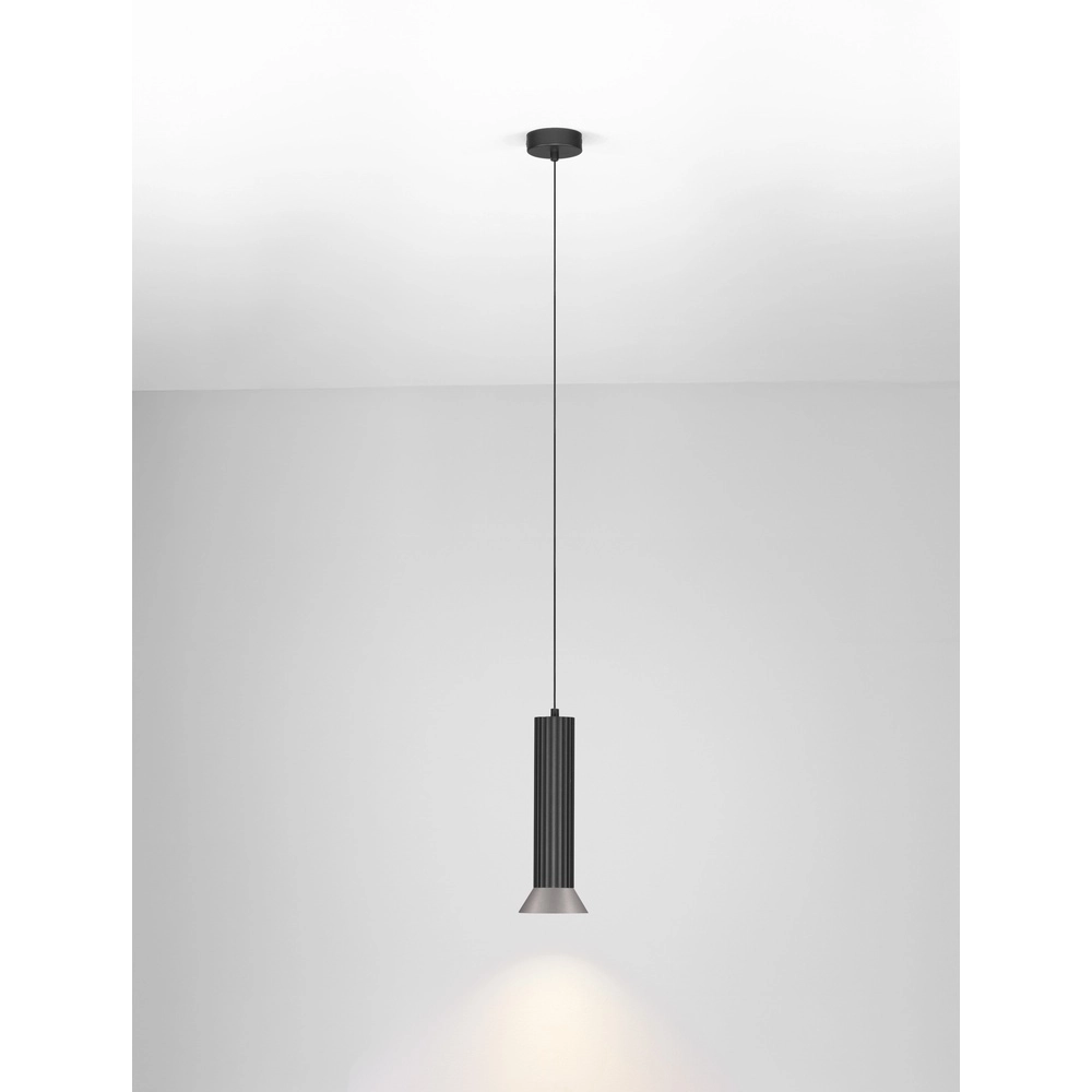 Pendant lamp Luvia black with bronze Lyora 5212017475589