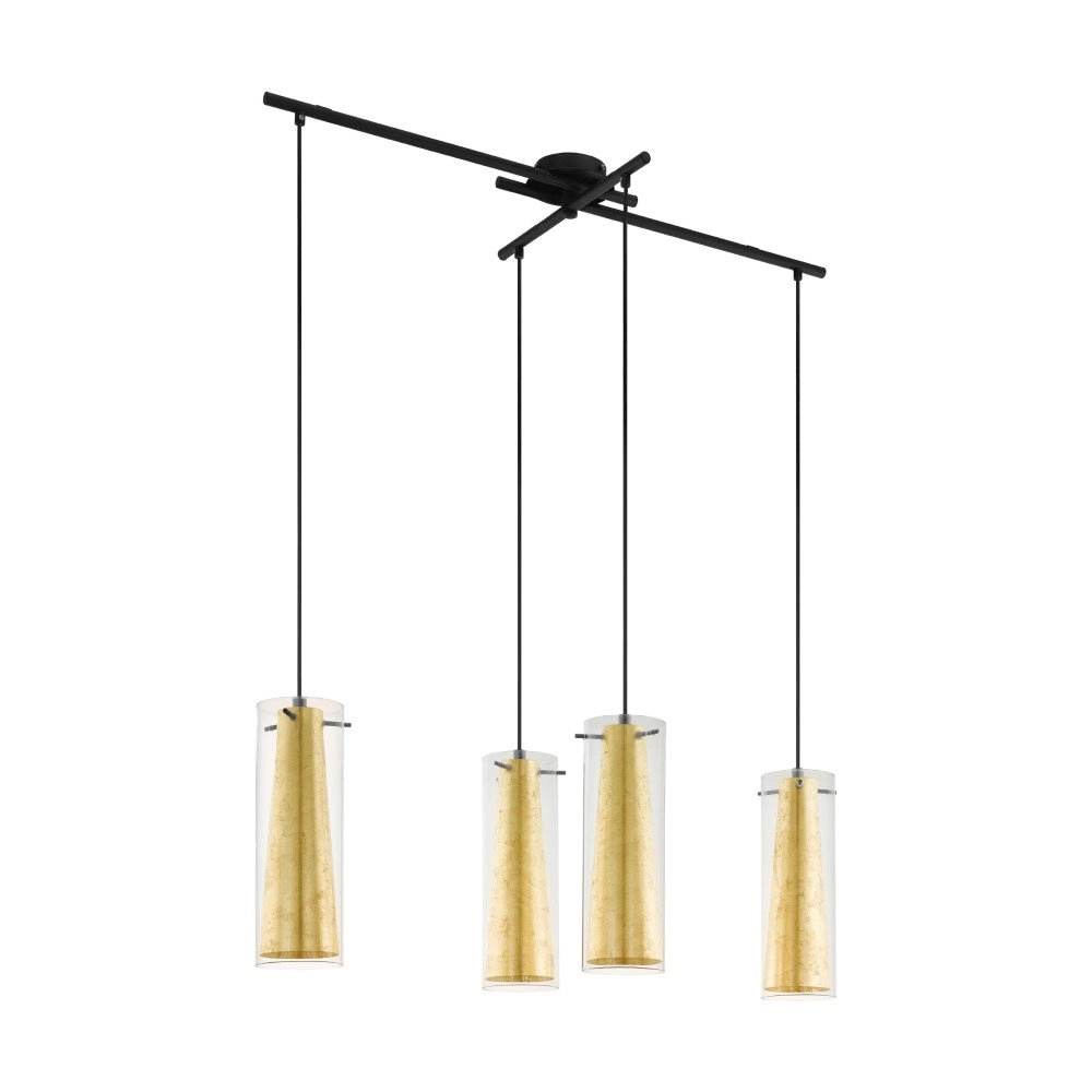 Dining room hanging lamp Pinto Gold Gold