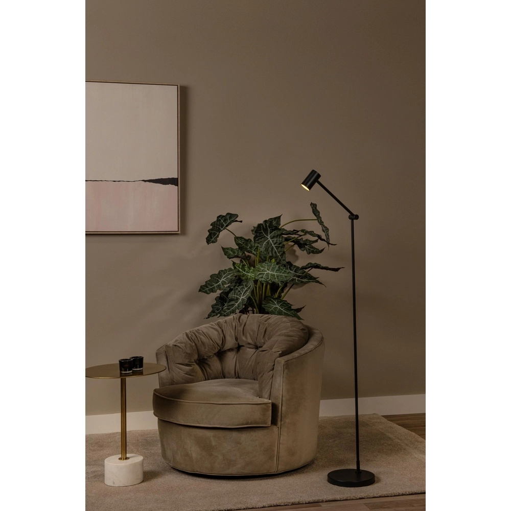 Rechargeable floor lamp Tipik Black Lucide 5411212361349