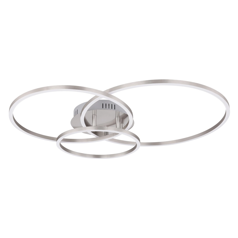 Modern ceiling lamp Munni nickel Globo 9007371395842